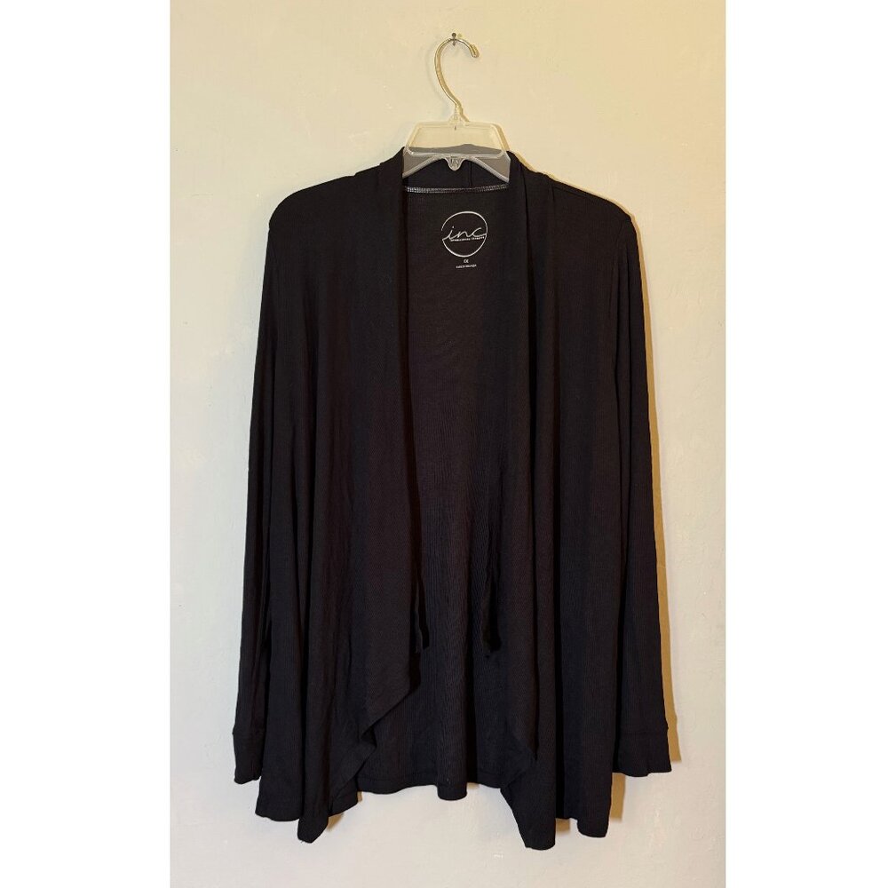 I.N.C. International Concepts Plus Size Lightweight Draped Flyaway Cardigan